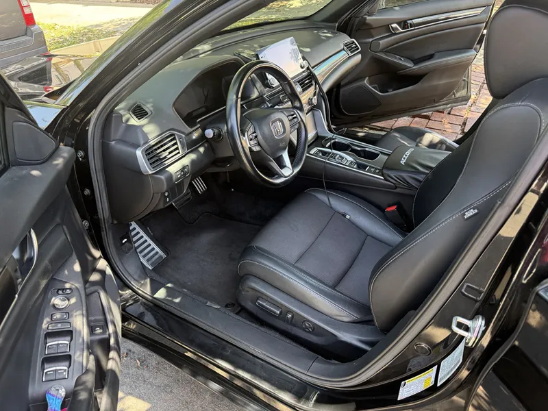 Honda Accord driver area after detailing