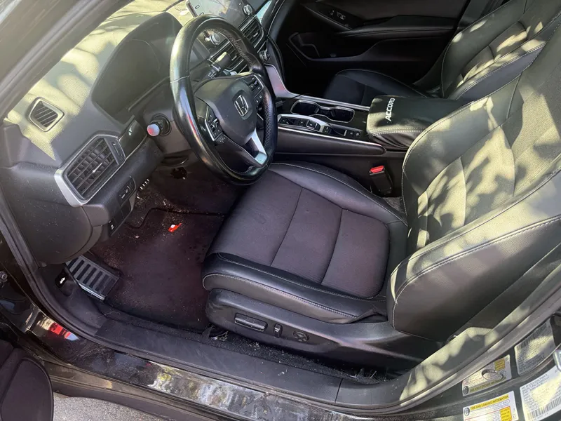 Honda Accord driver area before detailing