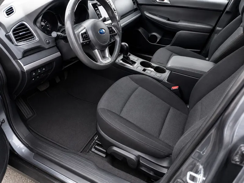 Subaru front interior after detailing